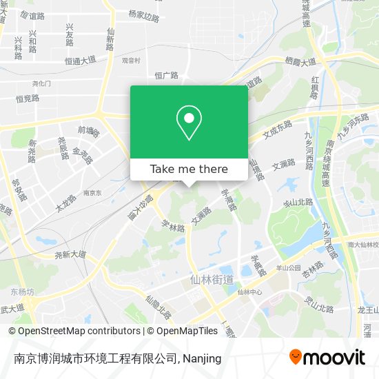 南京博润城市环境工程有限公司 map