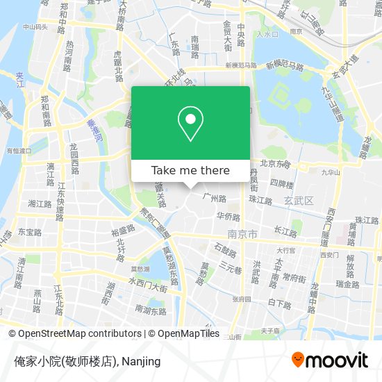 俺家小院(敬师楼店) map