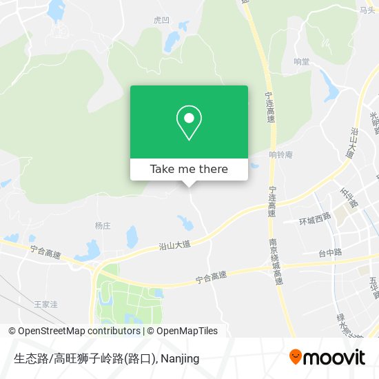 生态路/高旺狮子岭路(路口) map