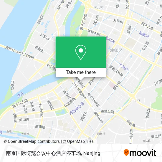南京国际博览会议中心酒店停车场 map