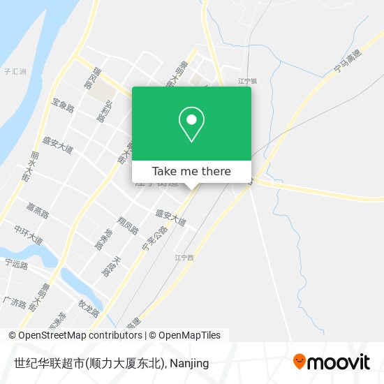 世纪华联超市(顺力大厦东北) map