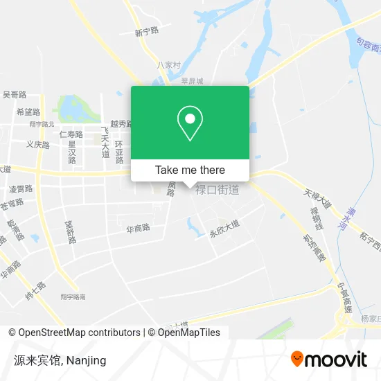 源来宾馆 map