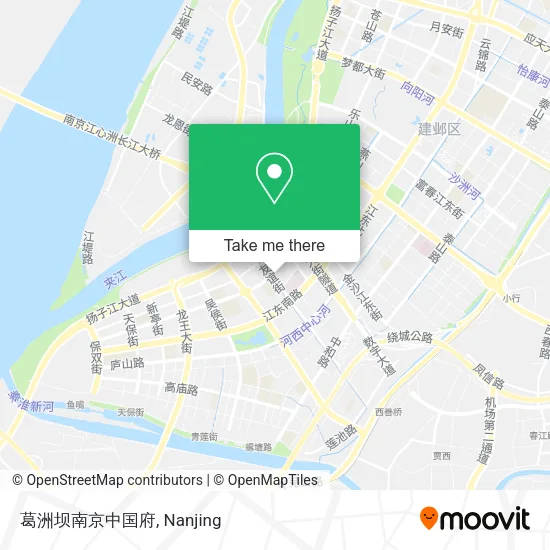 葛洲坝南京中国府 map