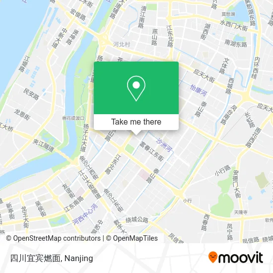 四川宜宾燃面 map