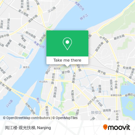 阅江楼-观光扶梯 map