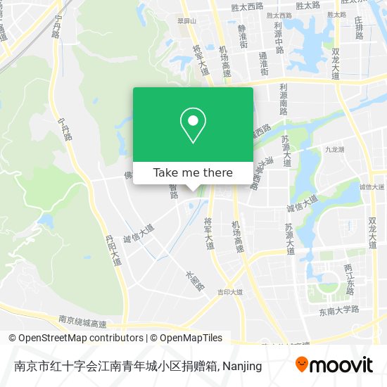 南京市红十字会江南青年城小区捐赠箱 map