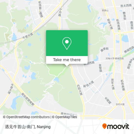 遇见牛首山-南门 map