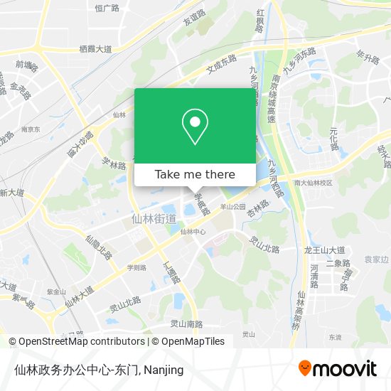仙林政务办公中心-东门 map