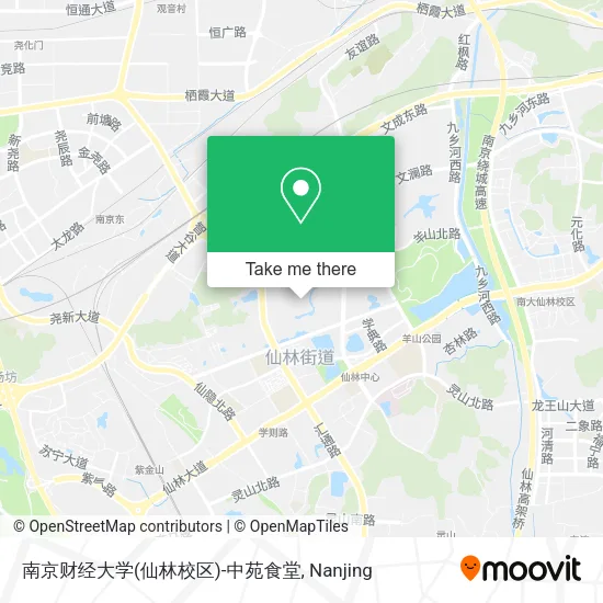 南京财经大学(仙林校区)-中苑食堂 map