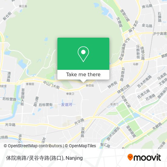 体院南路/灵谷寺路(路口) map