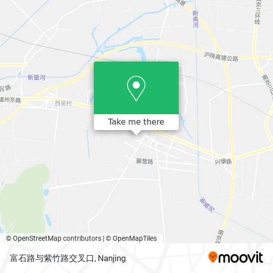 富石路与紫竹路交叉口 map