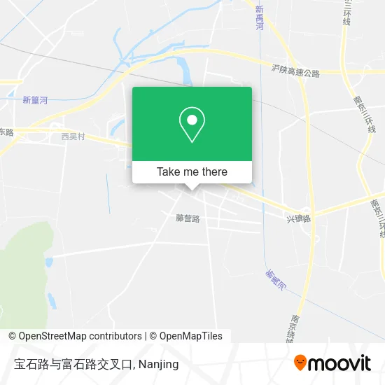 宝石路与富石路交叉口 map