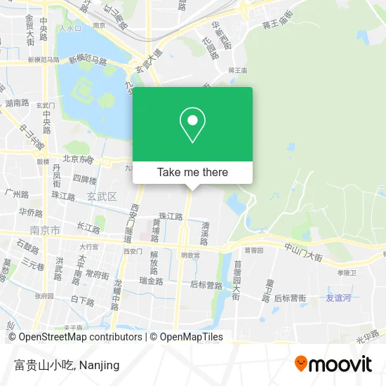 富贵山小吃 map