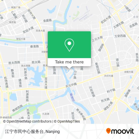 江宁市民中心服务台 map