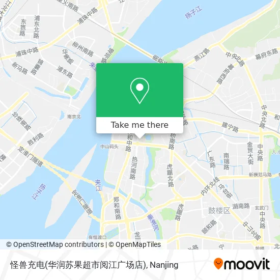 怪兽充电(华润苏果超市阅江广场店) map