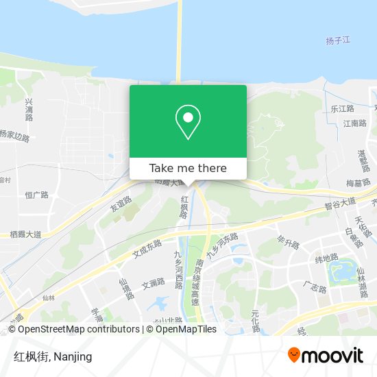 红枫街 map