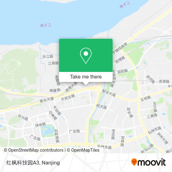 红枫科技园A3 map