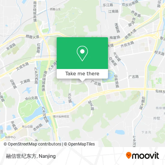 融信世纪东方 map
