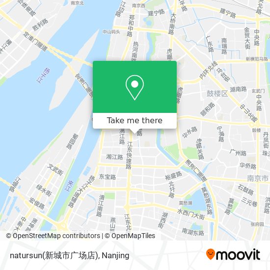 natursun(新城市广场店) map