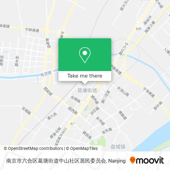 南京市六合区葛塘街道中山社区居民委员会 map