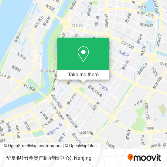 华夏银行(金奥国际购物中心) map