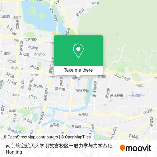 南京航空航天大学明故宫校区一般力学与力学基础 map
