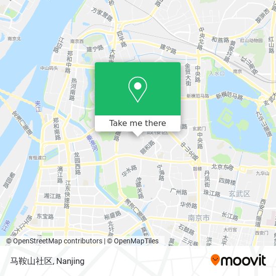马鞍山社区 map