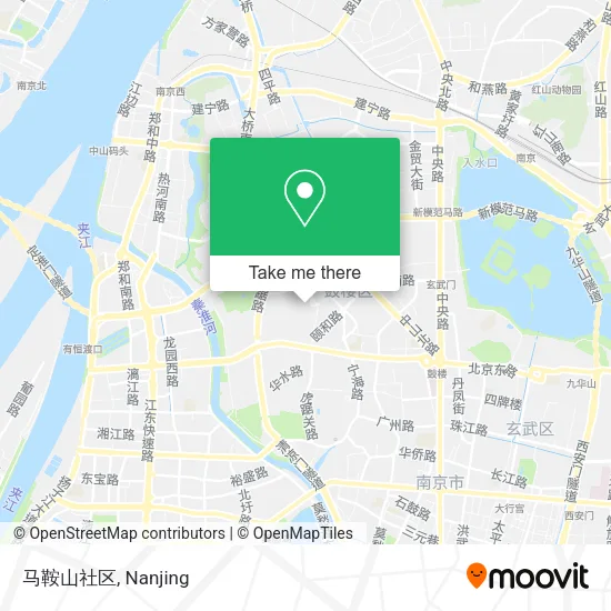 马鞍山社区 map