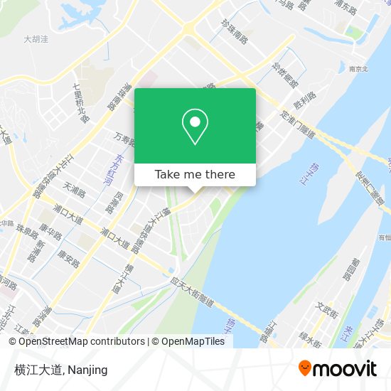 横江大道 map
