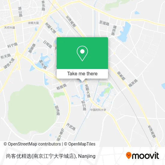 尚客优精选(南京江宁大学城店) map