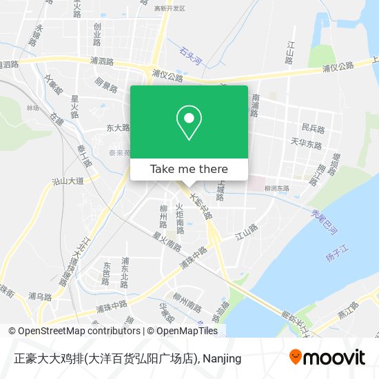 正豪大大鸡排(大洋百货弘阳广场店) map