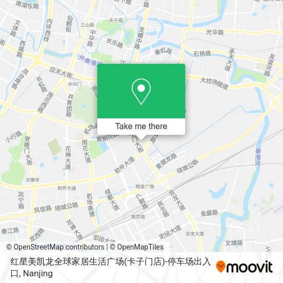 红星美凯龙全球家居生活广场(卡子门店)-停车场出入口 map