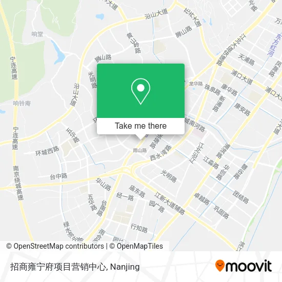 招商雍宁府项目营销中心 map