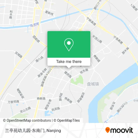 兰亭苑幼儿园-东南门 map