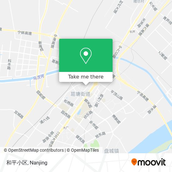 和平小区 map