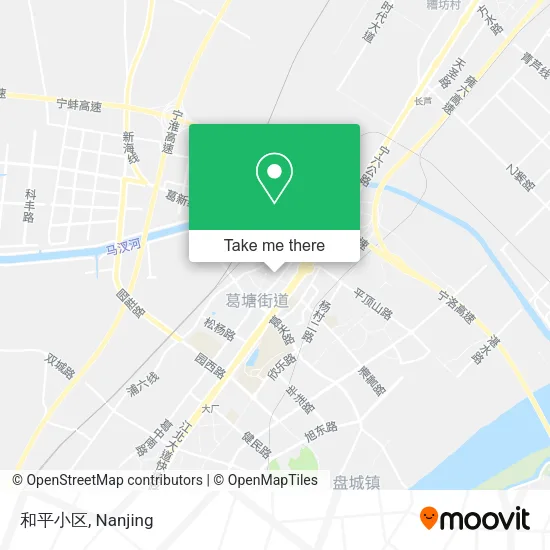 和平小区 map