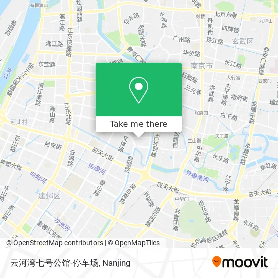 云河湾七号公馆-停车场 map