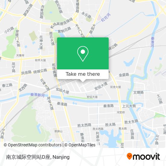 南京城际空间站D座 map