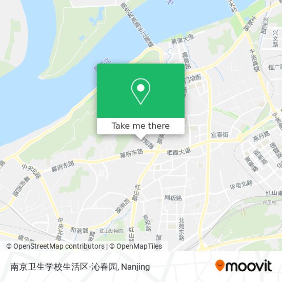 南京卫生学校生活区-沁春园 map