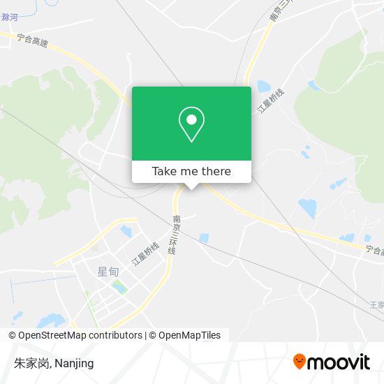 朱家岗 map