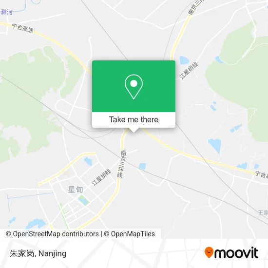 朱家岗 map