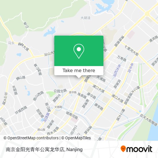 南京金阳光青年公寓龙华店 map
