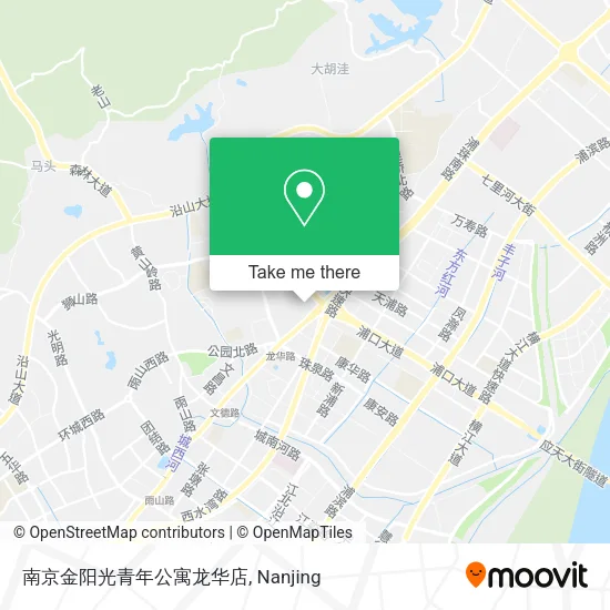南京金阳光青年公寓龙华店 map