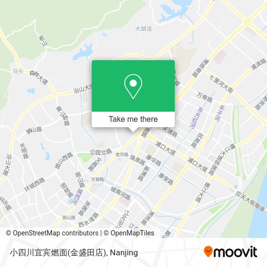 小四川宜宾燃面(金盛田店) map