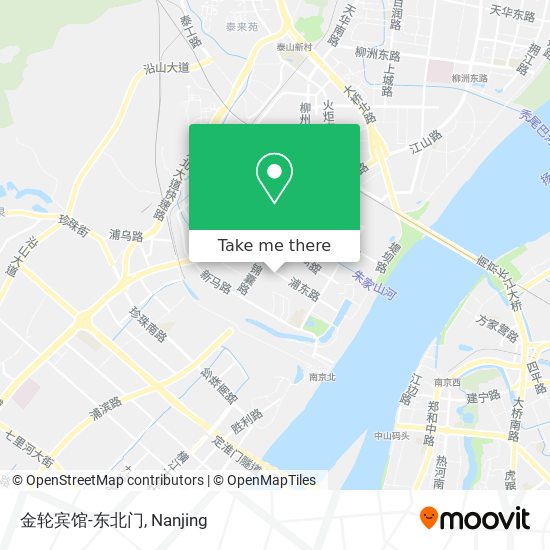 金轮宾馆-东北门 map