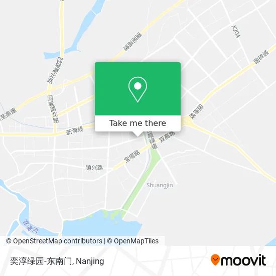 奕淳绿园-东南门 map