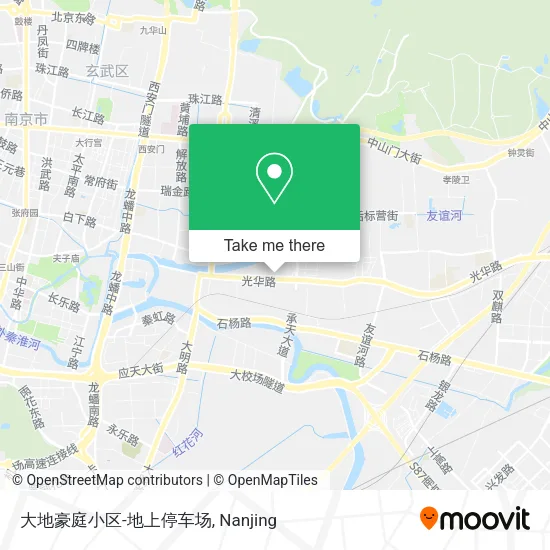 大地豪庭小区-地上停车场 map