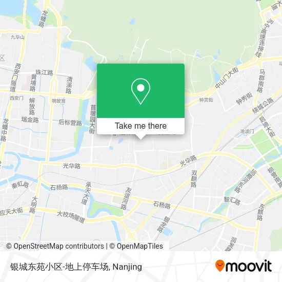 银城东苑小区-地上停车场 map