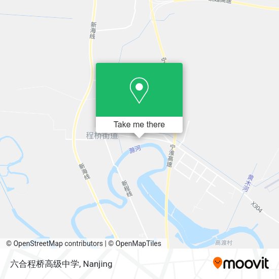 六合程桥高级中学 map