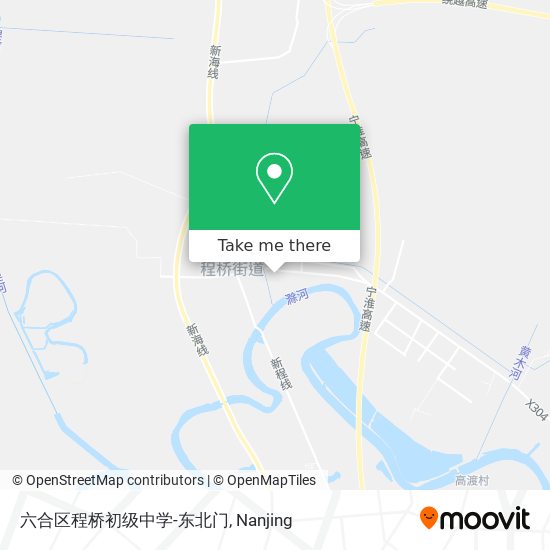 六合区程桥初级中学-东北门 map